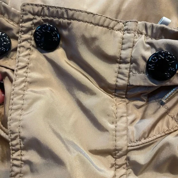 Authentic Moncler tan windbreaker jacket - Picture 6 of 11